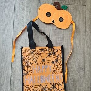 Halloween Pumpkin Mask & Treat Bag 🎃